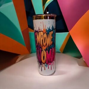 Colorful Empower Women Tumbler/ Journal Bundle